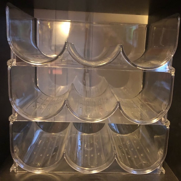 Stackable Wine Rack, 3-pack, (holds 9 Bottles Total) - Picture 4 of 12